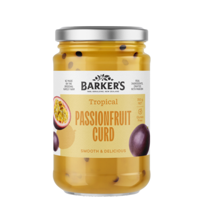 NZ Barkers Passionfruit Curd - GF